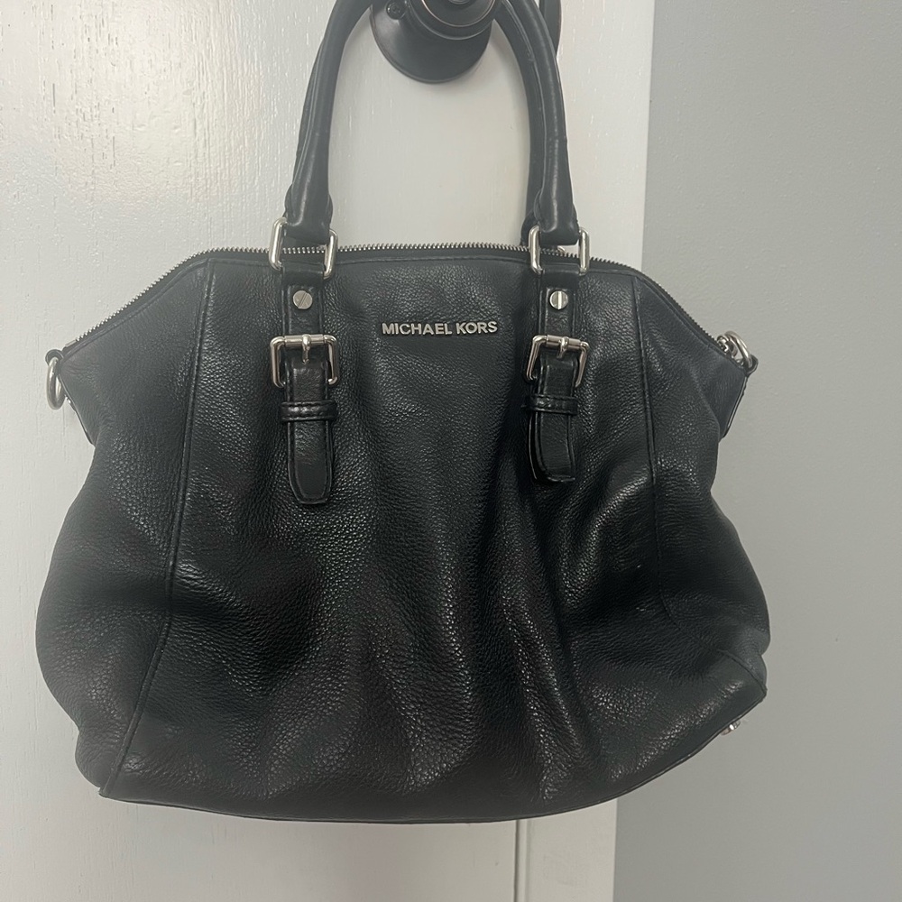 Michael Kors Black Leather Handbag